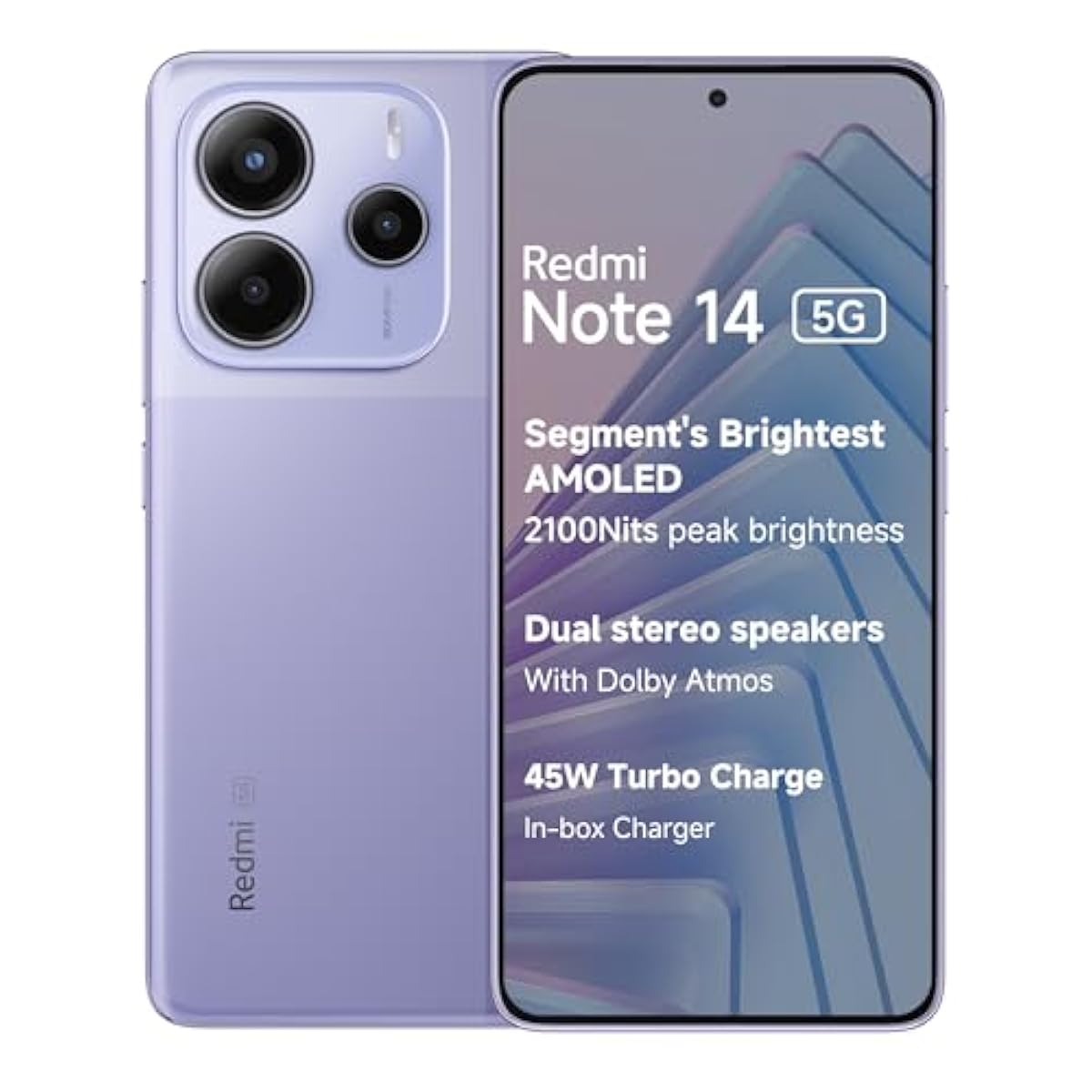 Redmi Note 14 5G (Phantom Purple, 6GB RAM 128GB Storage) | Global Debut