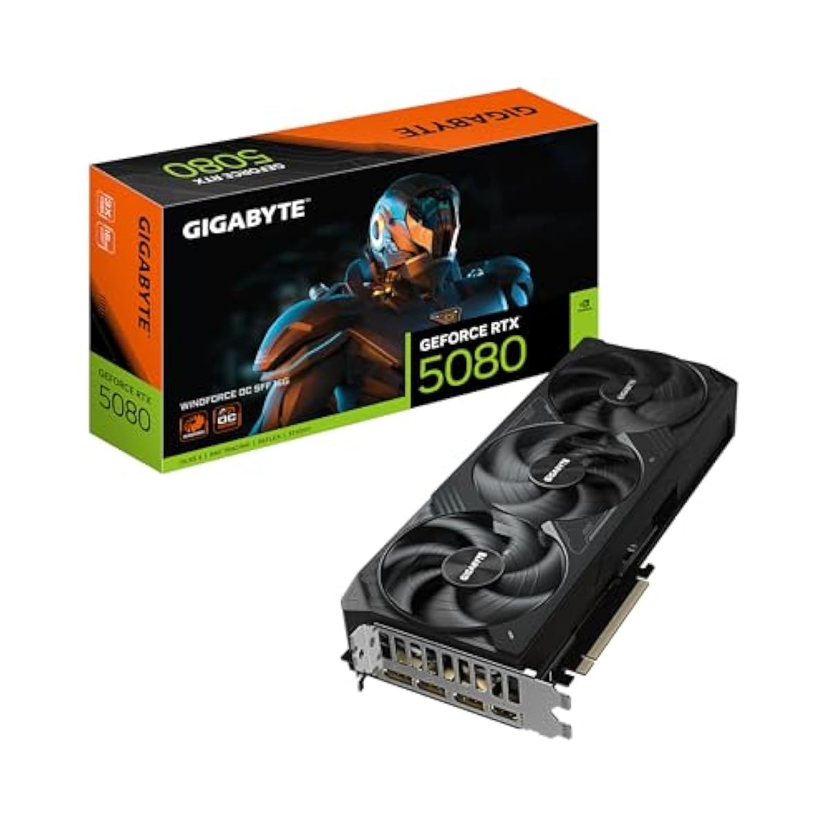 GIGABYTE Geforce RTX 5080 WINDFORCE OC SFF 16G Graphics Card 