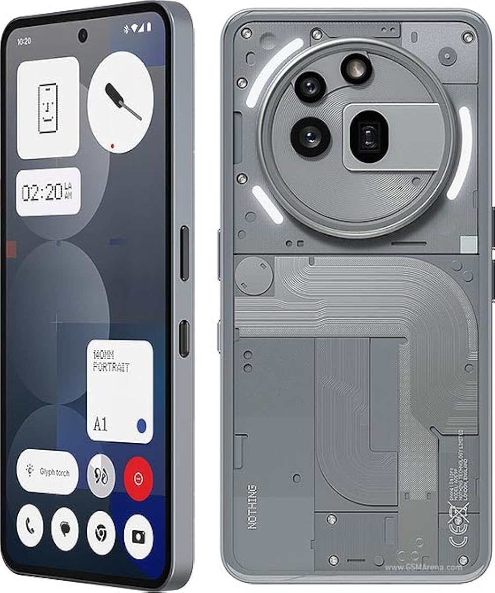 Nothing Phone 3a白12GB/256GB 新品フィルムとケース2個 Nothing Phone (3a) 5G White 256GB + 12GB Dual-SIM Unlocked