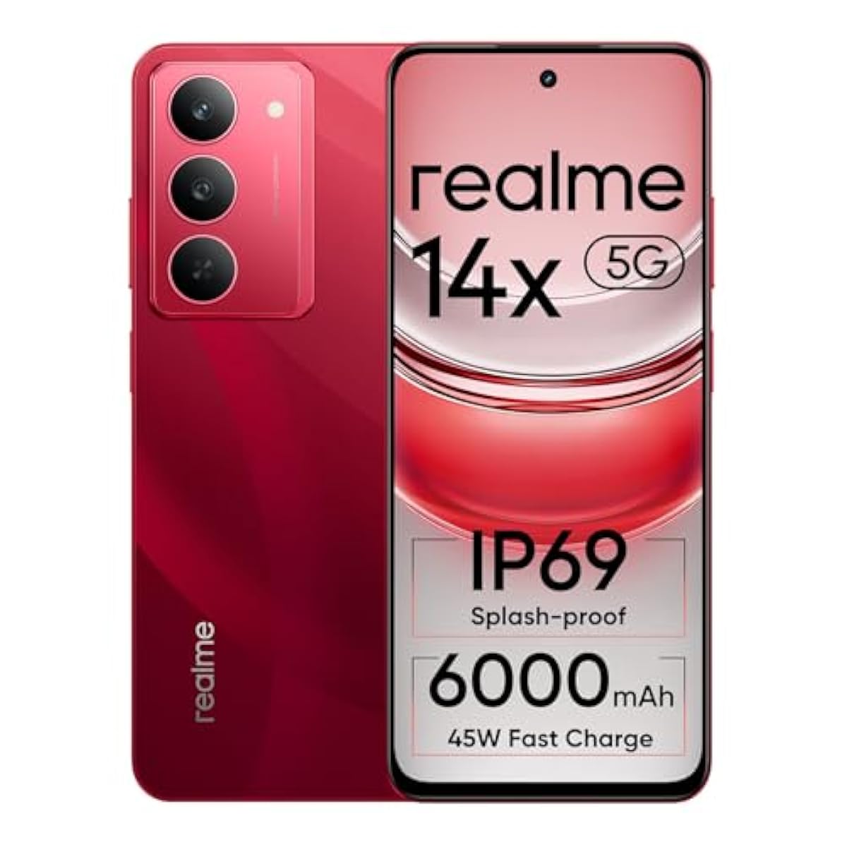 スマートフォン本体 realme 14X 5G 6GB+128GB realme-14x-5g-dual-sim-carbon-