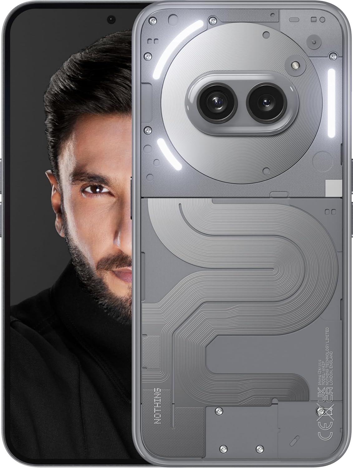 Nothing Phone (2a) Plus 5G (Grey, 12GB RAM, 256GB Storage) | Upto 24GB Dyna