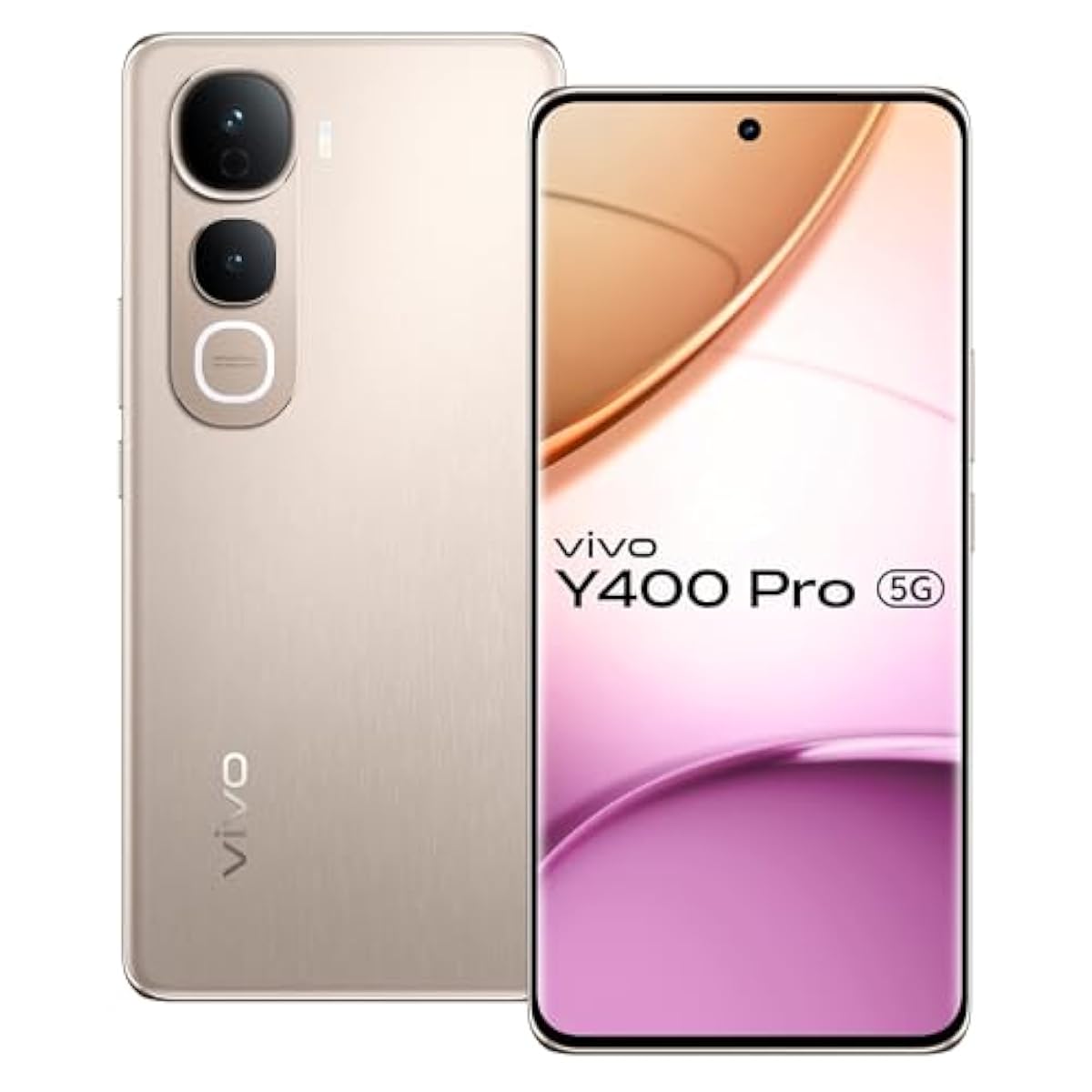 Vivo Y400 Pro 5G (Fest Gold, 8GB RAM, 128GB Storage) with No Cost EMI/Ad