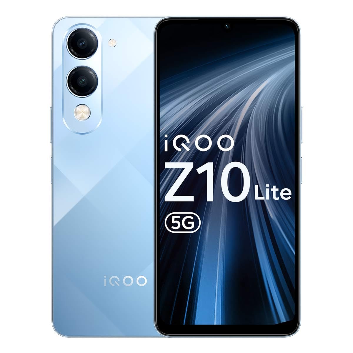 iQOO Z10 Lite 5G (Titanium Blue, 6GB RAM, 128GB Storage) | 6000 mAh Battery