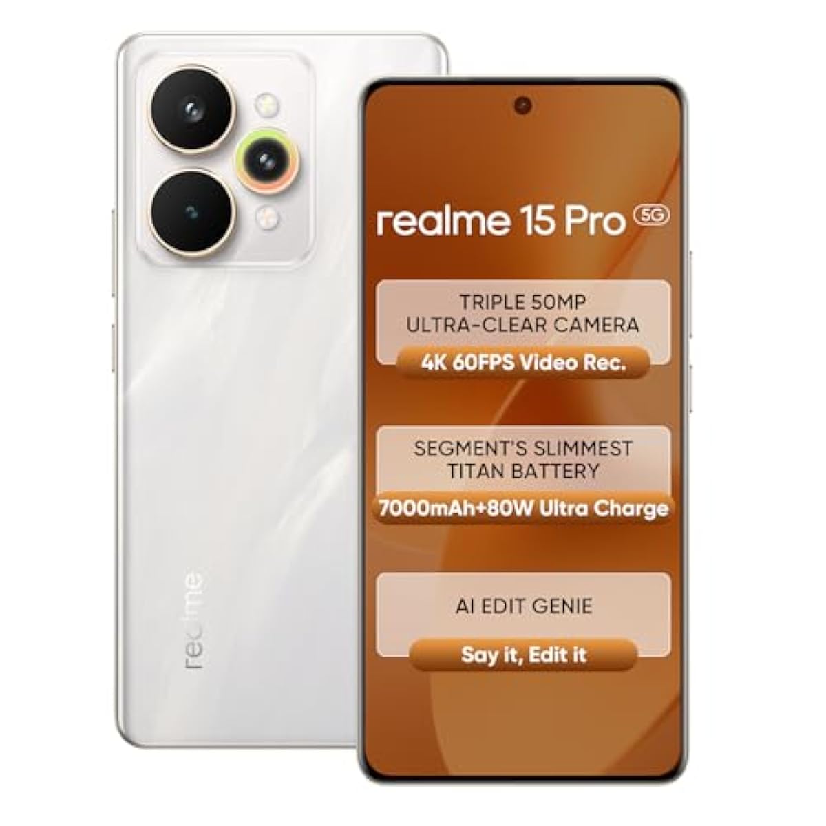 realme 15 Pro 12GB/512GB ロシア版　グリーン　中古 realme 15 Pro 5G Factory Unlocked Dual SIM 512 GB Storage–4D Curve