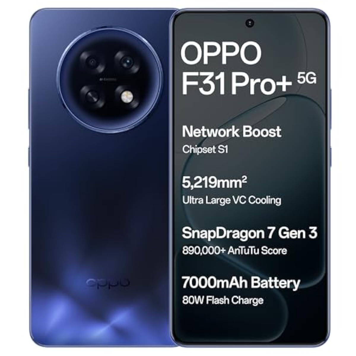 Oppo F31 Pro+ 5G (Gemstone Blue, 12GB RAM, 256GB Storage) | eBay