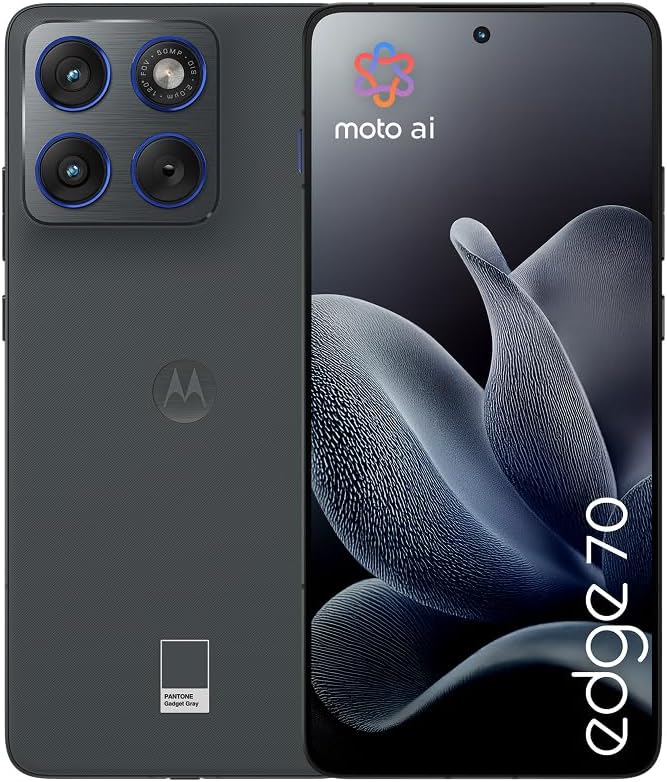 motorola edge 70 Gadget Gray 本体 グローバル版 MOTOROLA Edge 70 PANTONE Gadget Gray 256 GB 8 GB RAM Indian Global