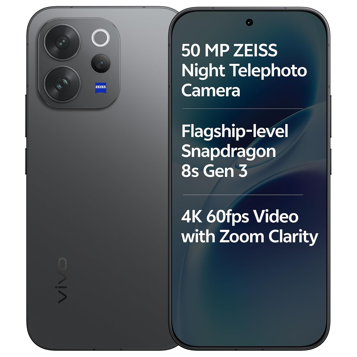 Vivo V70 Elite 5G Authentic Black 12GB RAM 256GB Storage Global Version Unlocked