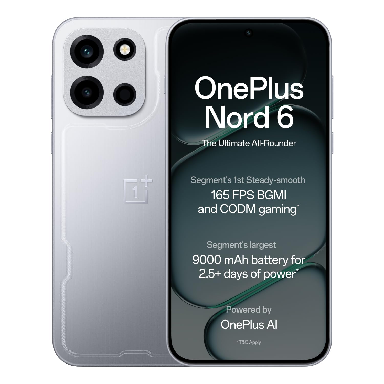 OnePlus Nord 6 8GB 256GB Quick Silver Global Version Unlocked