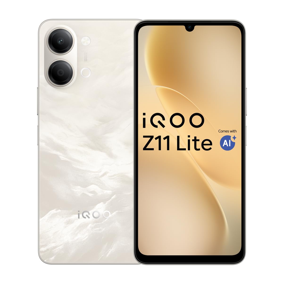iQOO Z11 Lite 44W 5G Solar Flame 4GB RAM 128GB Storage 6500mAh Global Version