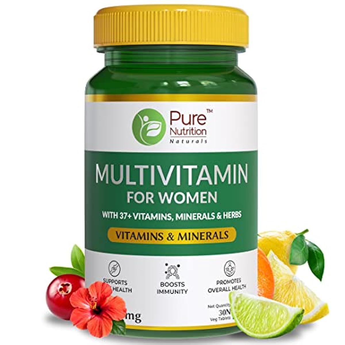 Pure Nutrition Naturals Multivitamin for Women with 37+ Vitamins, Minerals - Picture 8 of 10