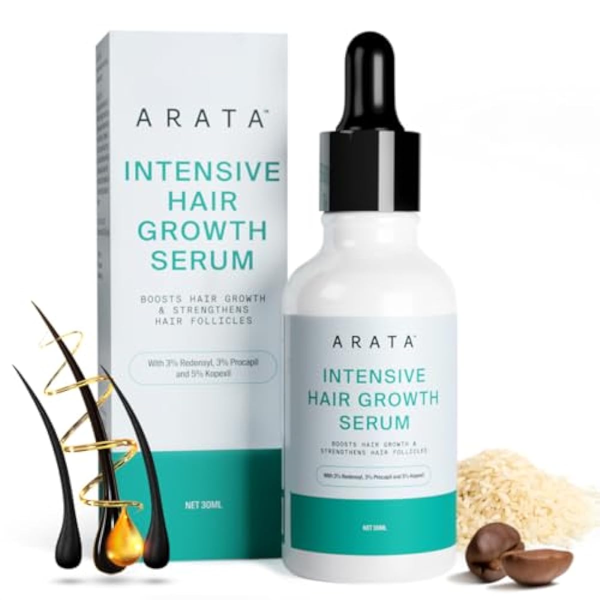 ARATA Intensive Hair Growth Serum - 3% Redensyl, 3% Procapil | Haarausfallkontrolle - Bild 8 von 8
